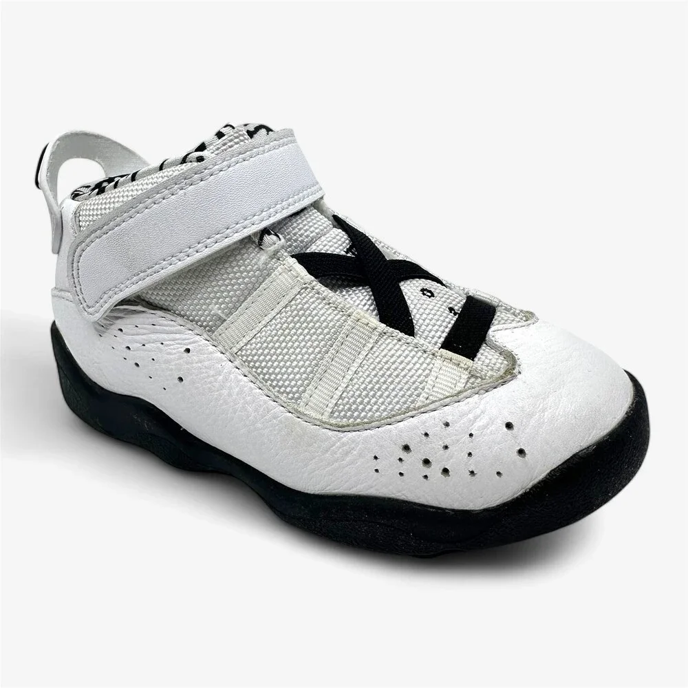 Jordan 6 Rings TD White Black Metallic Gold Baby Toddler Size 9 Sneaker